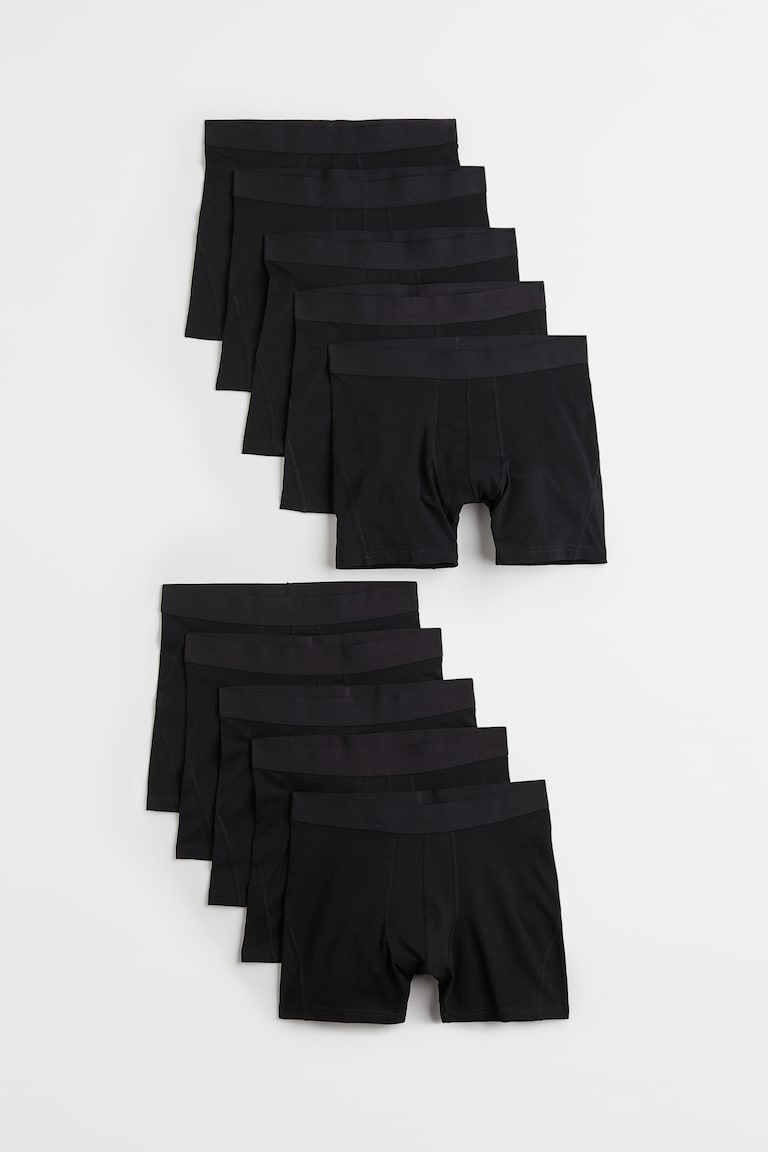 H&M 10er-Pack Halblange Trunks mit Lycra® Im Verkauf