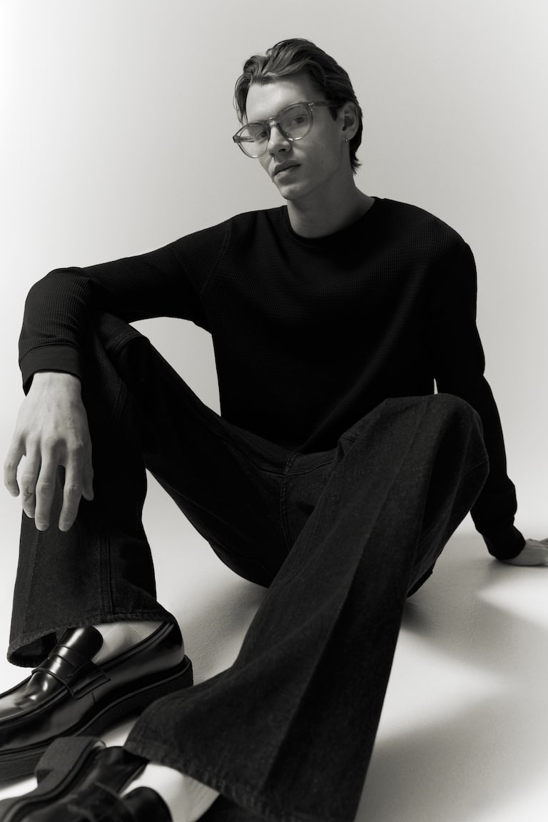 H&M Shirt aus Waffeljersey in Slim Fit Meist gekauft