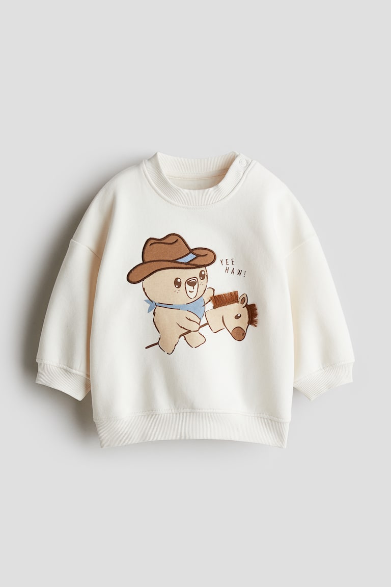 H&M Sweatshirt mit Motiv Outlet