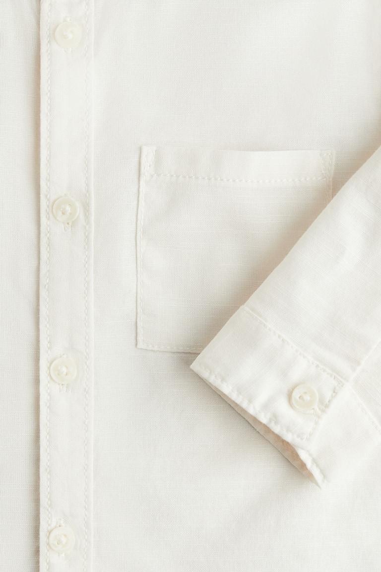 H&M Grandad-Hemd aus Baumwolle Fabrikverkauf