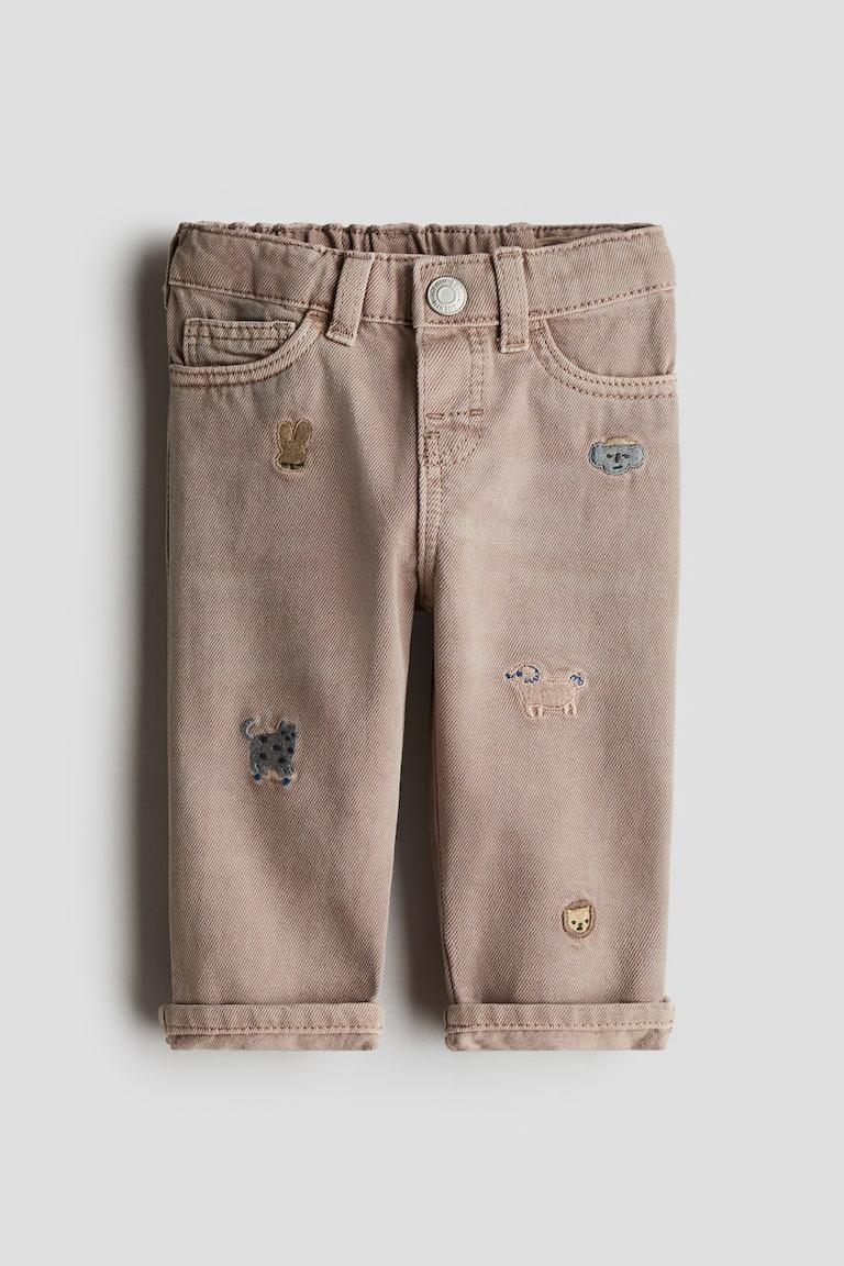 H&M Jeans mit Stickereien Rabatt