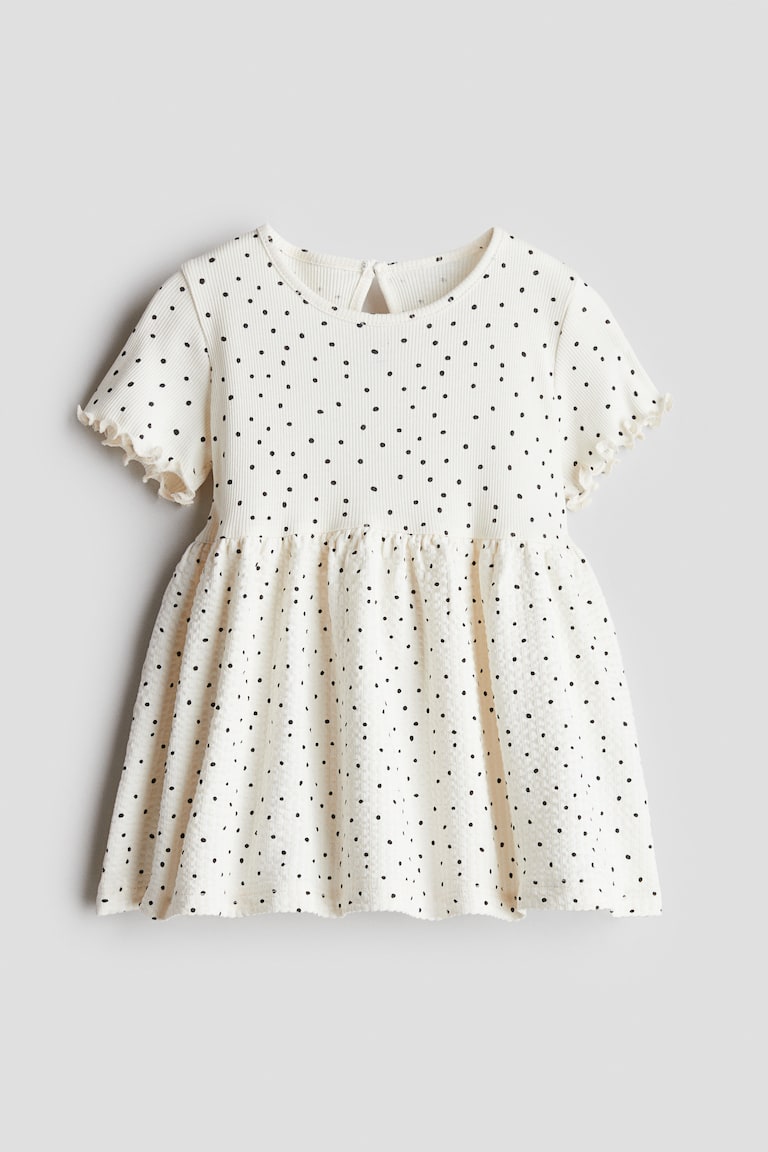 H&M Ausgestelltes Kleid Großer Ausverkauf
