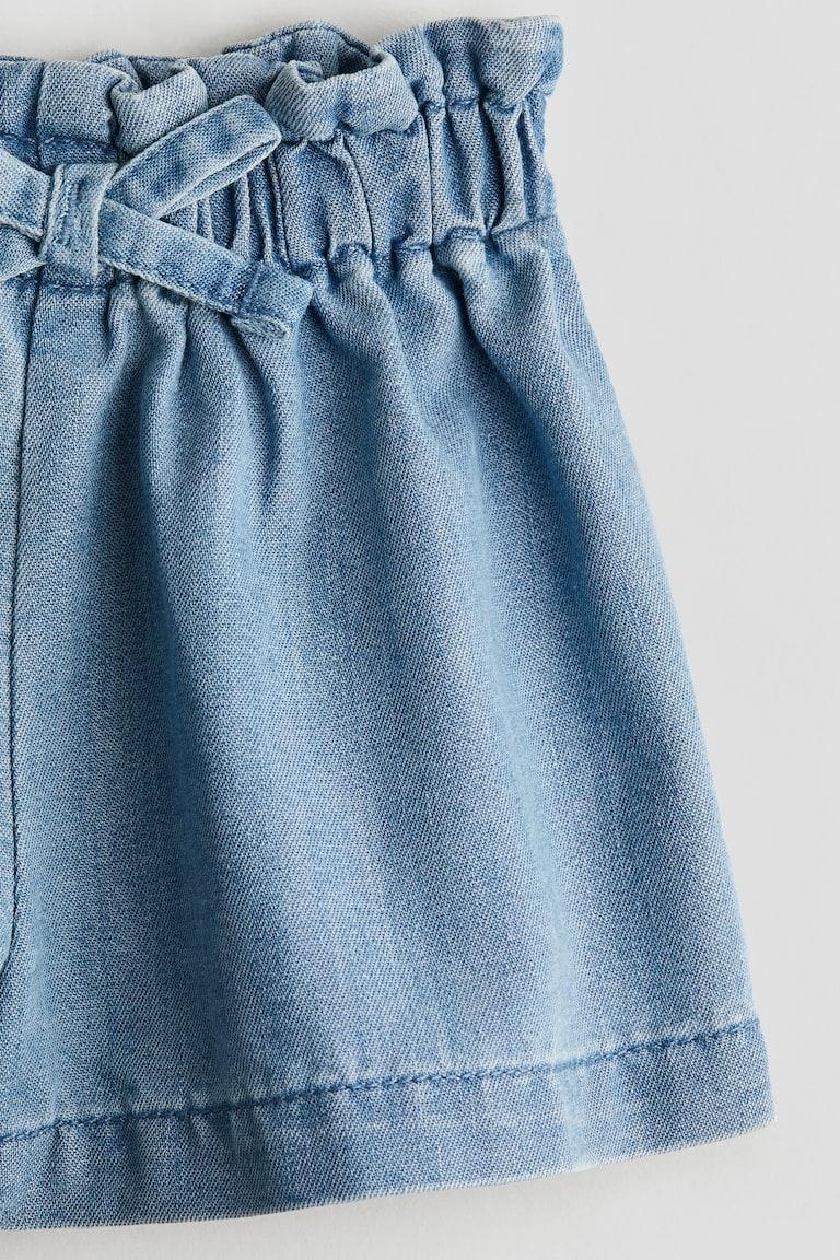 H&M Shorts mit Paperbag-Bund Heißer Verkauf