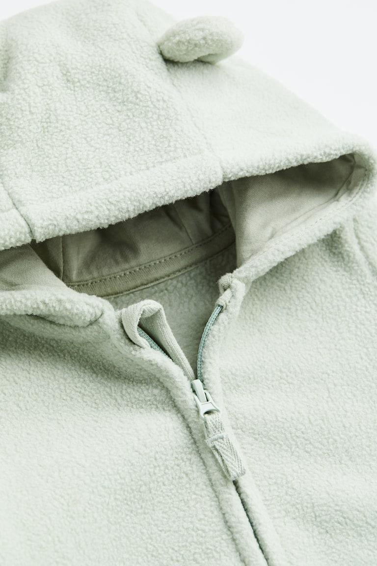 H&M Fleece-Overall mit Kapuze Kostenlose Rückgabe