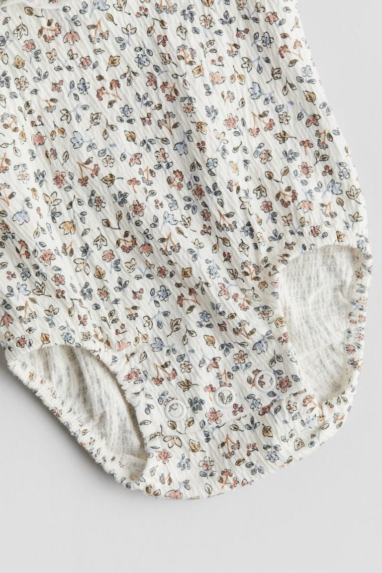 H&M Body aus Crinkle-Jersey mit Kragen Speichern exportieren