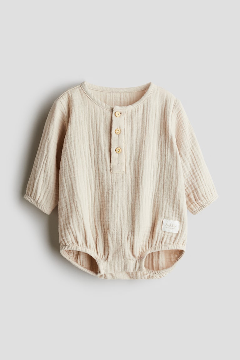 H&M Strampler aus Baumwollmusselin 2025