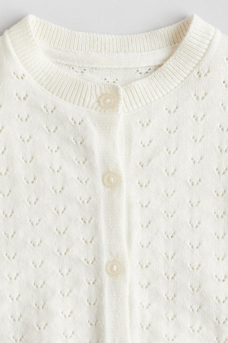 H&M Cardigan in Pointellestrick Auslauf