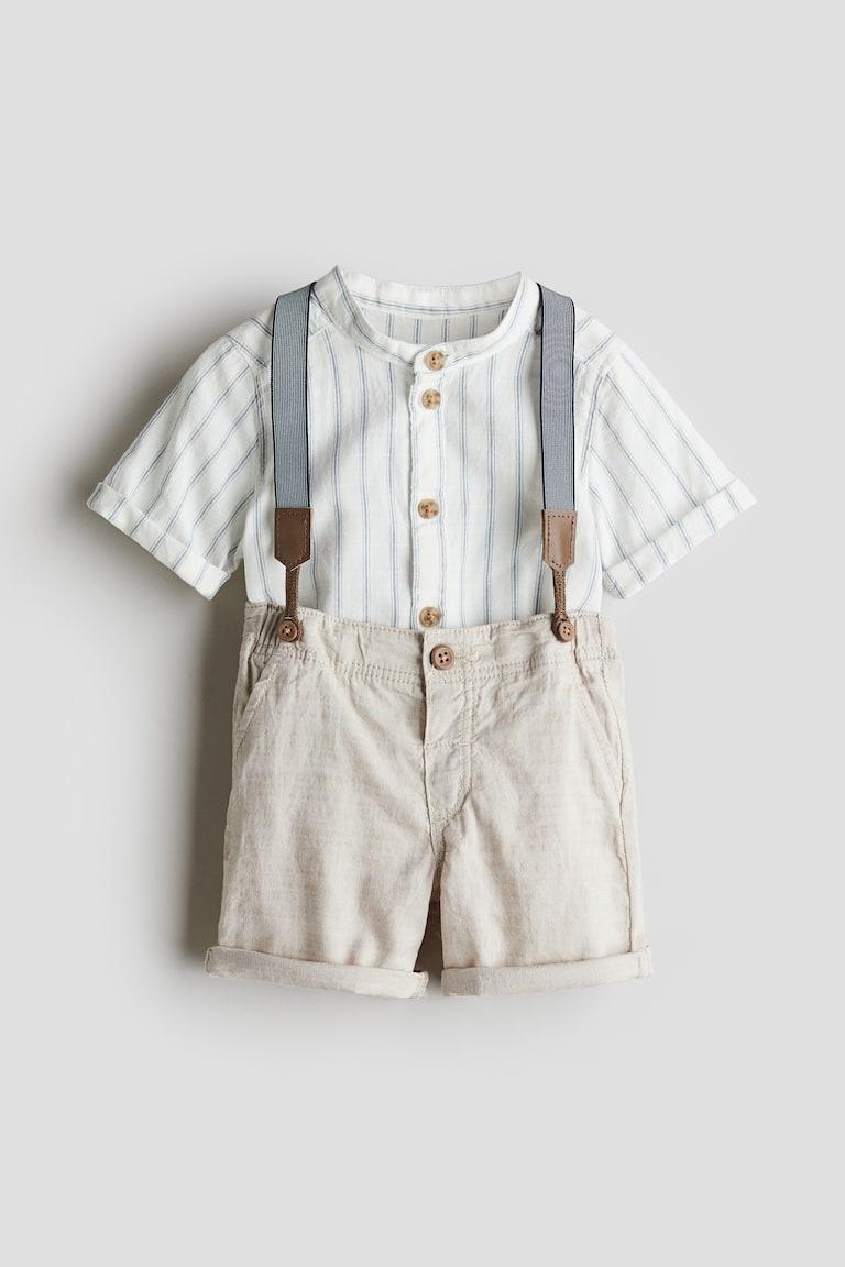 H&M 2-teiliges Set mit Hosenträgern