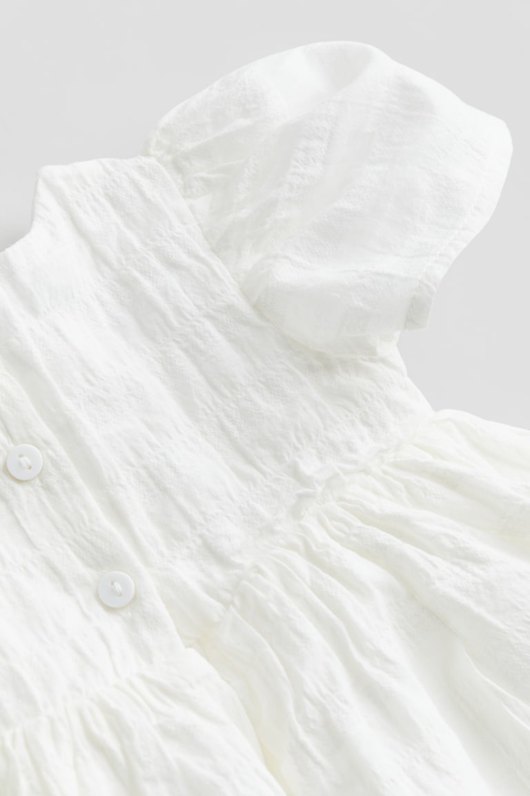 H&M Baumwollkleid im Wickelschnitt Fabrik Onlineshop