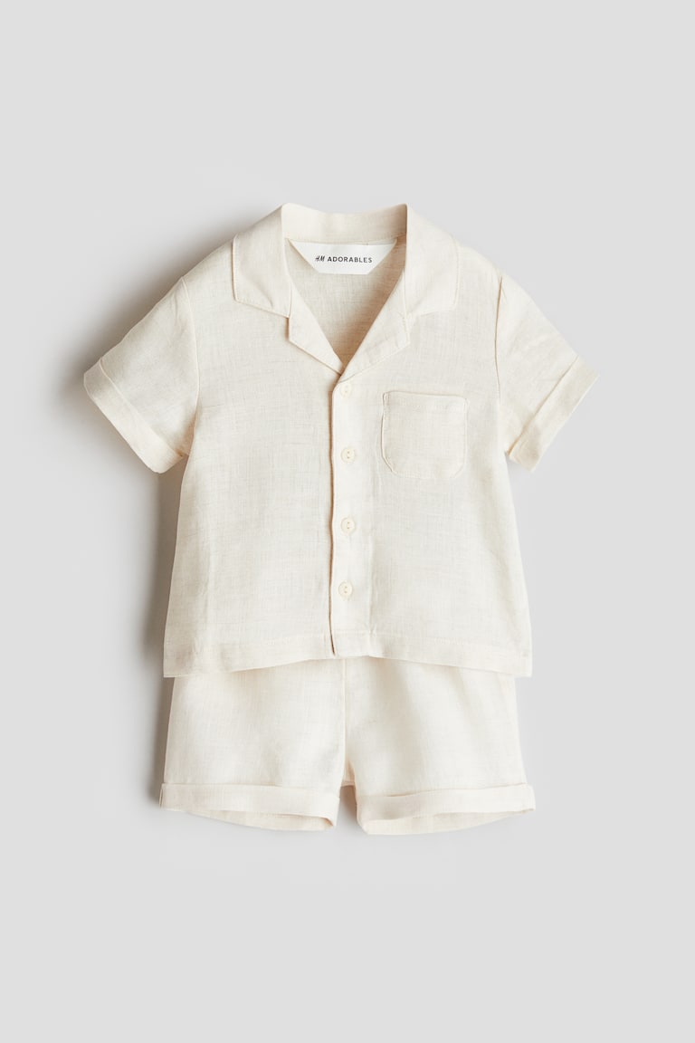 H&M 2-teiliges Leinenset Preisnachlass