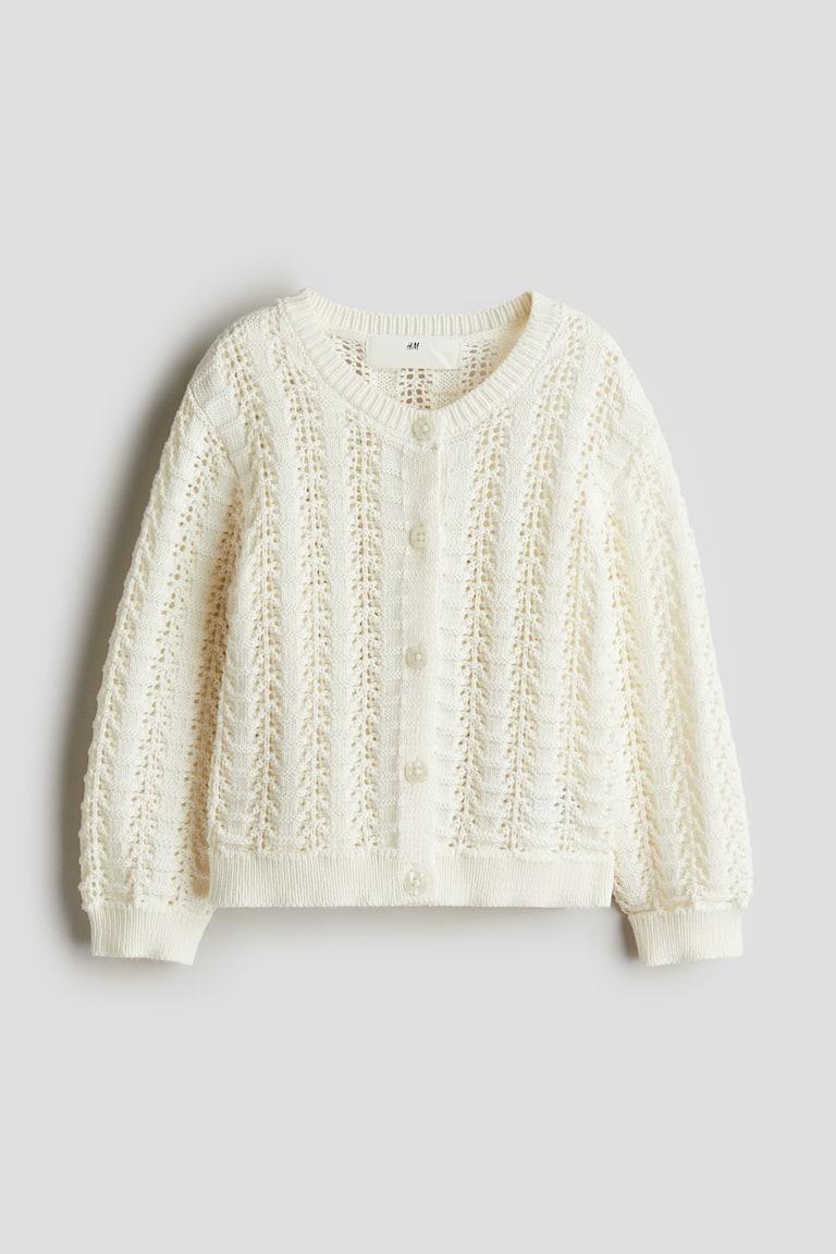 H&M Cardigan in Pointellestrick Letzte 2 Tage