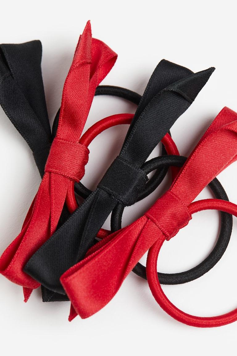 H&M 4er-Pack Haargummis mit Schleife Preisnachlass