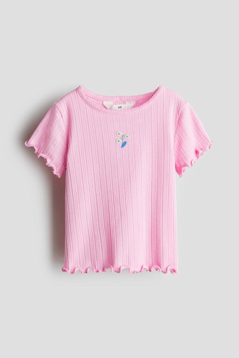 H&M Pointelleshirt Top Angebot
