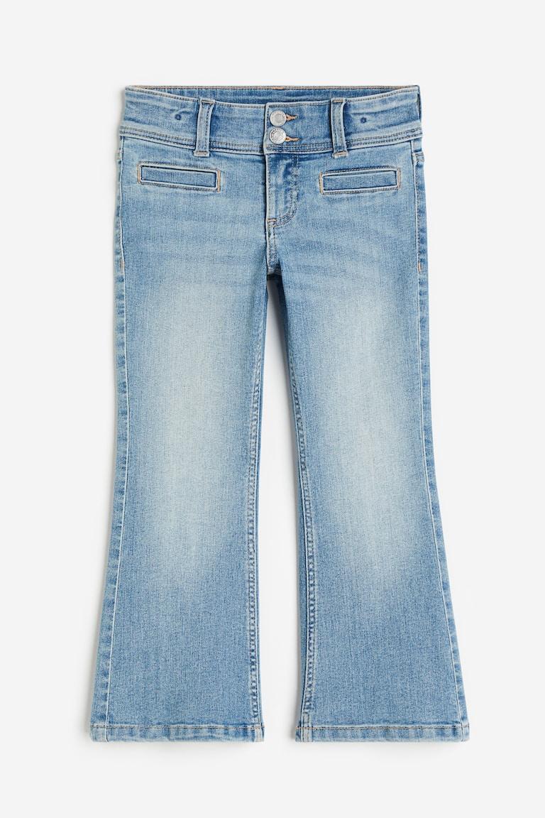 H&M Superstretch Flared Leg Jeans Bis zu 65% Rabatt