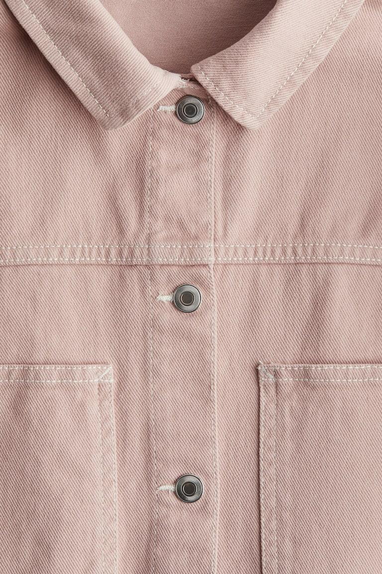 H&M Oversized Jacke aus Baumwolltwill 50% Rabatt mit kostenlosem Versand