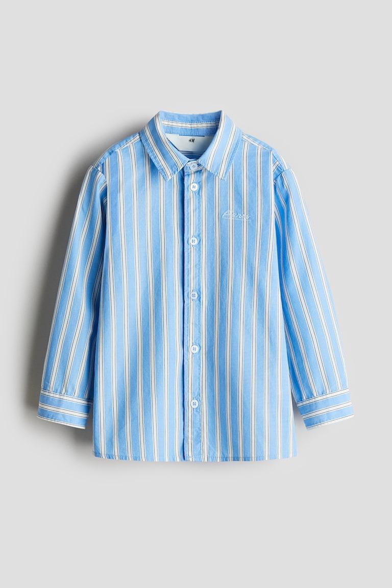 H&M Hemd aus Baumwollpopeline Online