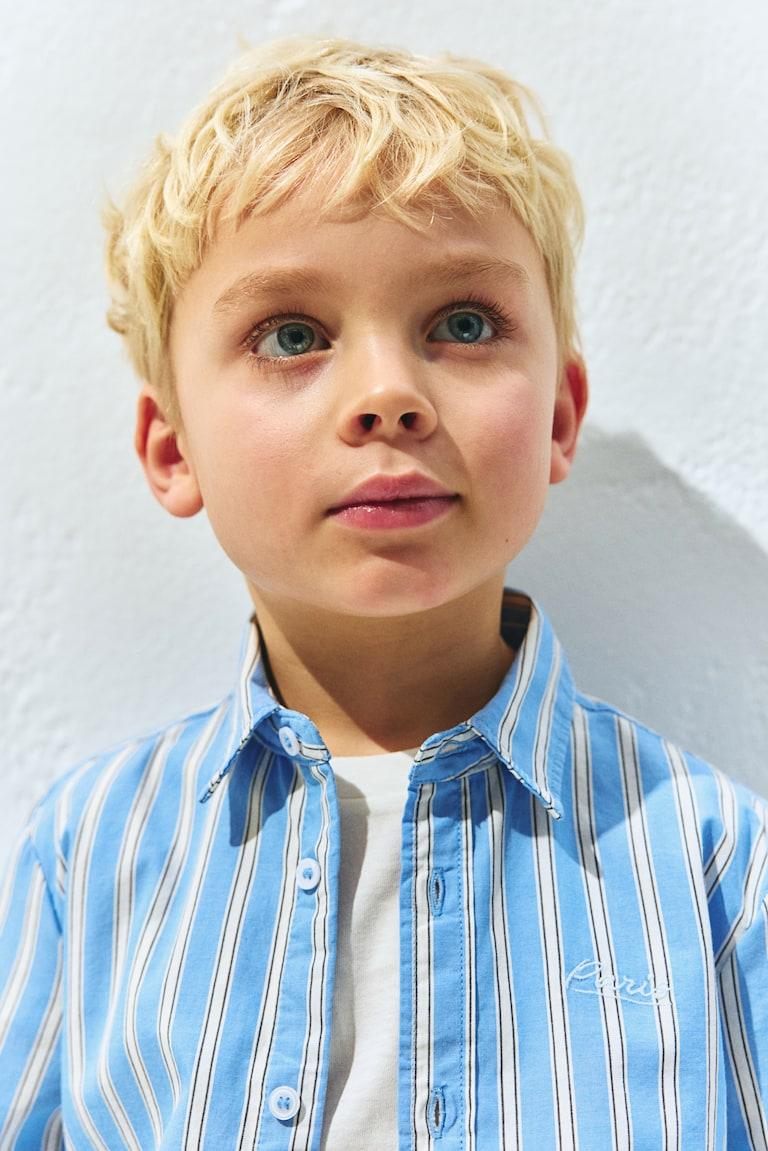 H&M Hemd aus Baumwollpopeline Outlet