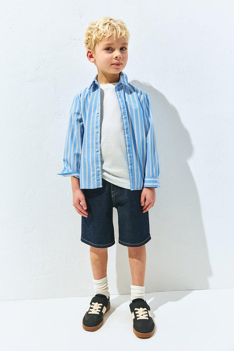 H&M Hemd aus Baumwollpopeline Outlet