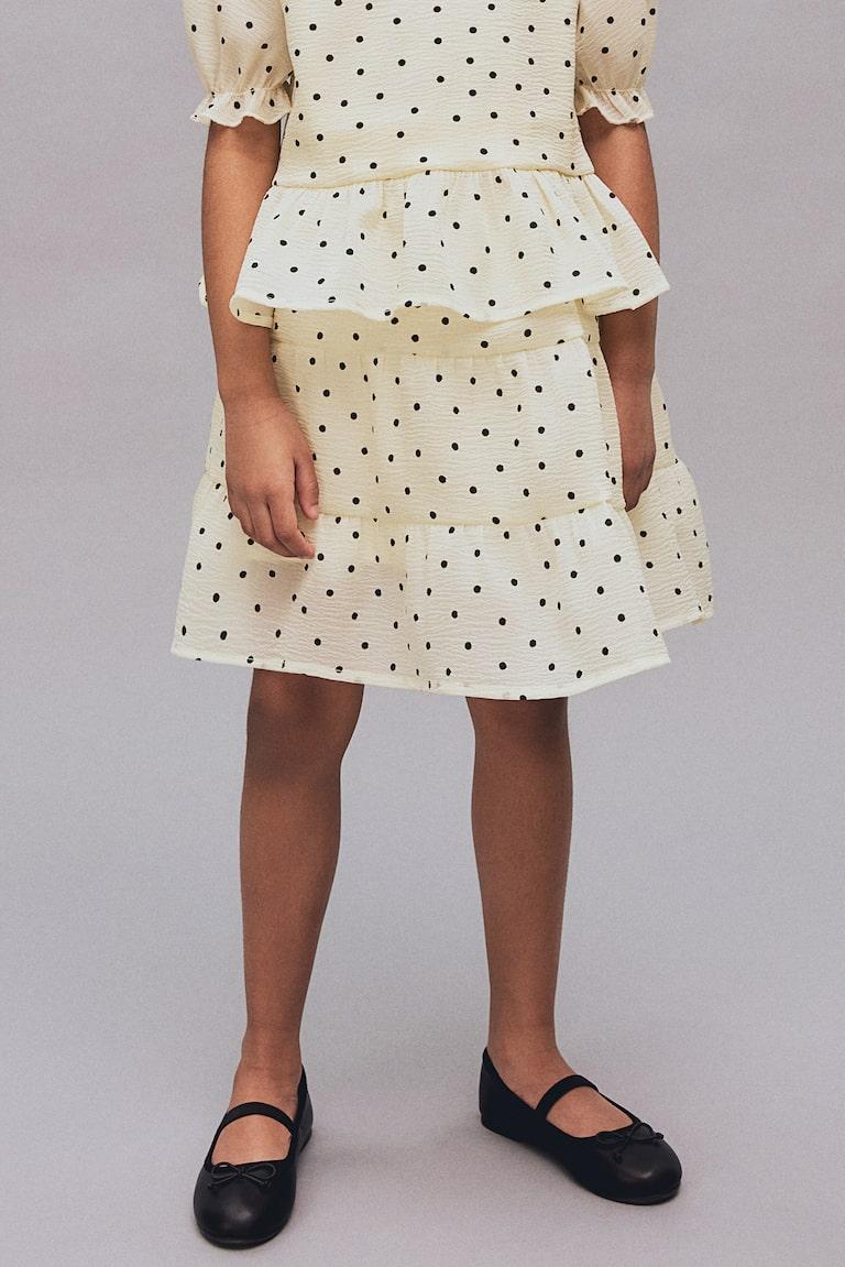 H&M Tiered skirt Begrenztes Angebot
