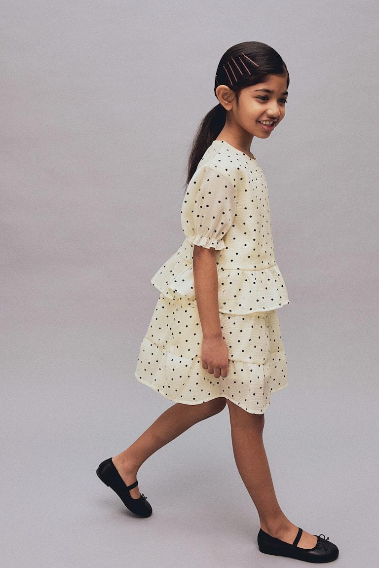 H&M Tiered skirt Begrenztes Angebot