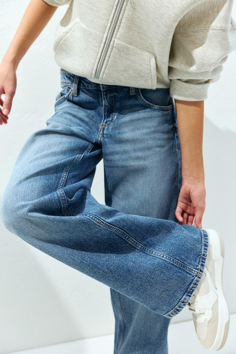 H&M Wide Leg Low Jeans Saisonschlussverkauf