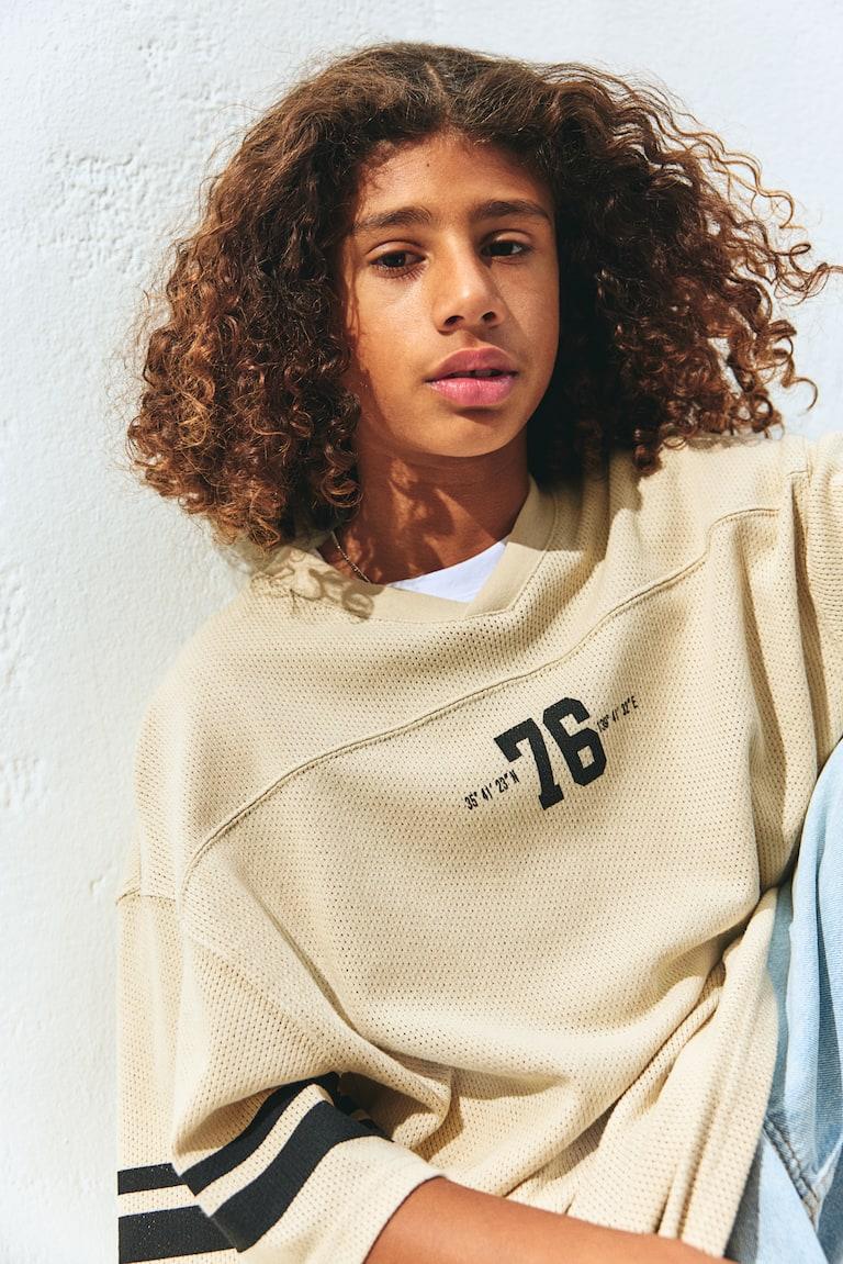 H&M Hockeyshirt in Loose Fit Top Angebot