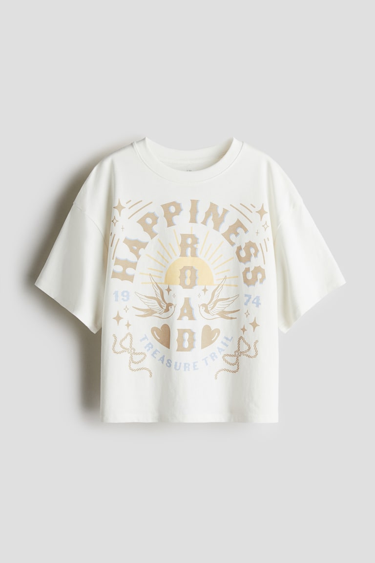H&M Oversized Baumwoll-T-Shirt Letzte 2 Tage