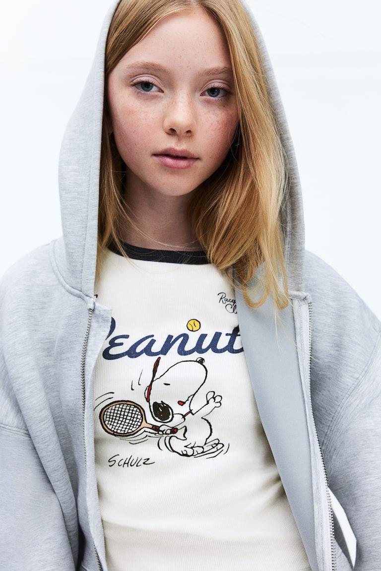 H&M Jerseyshirt mit Print Fabrikladen