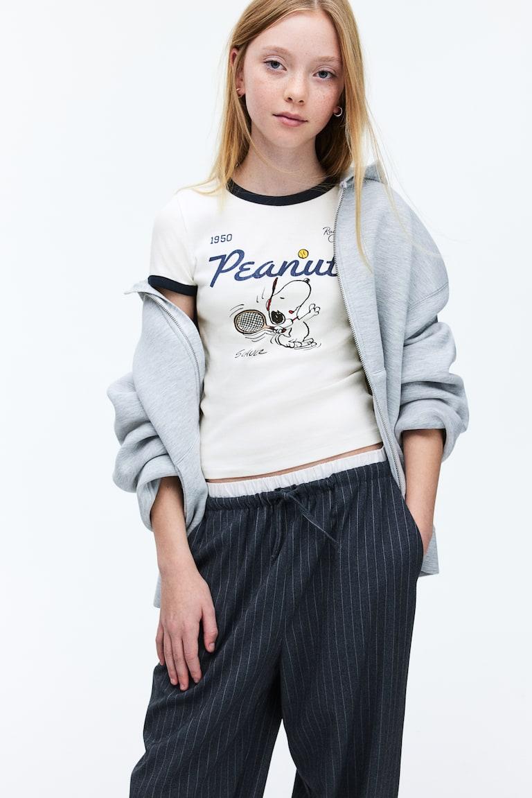 H&M Jerseyshirt mit Print Begrenzt auf 3 Tage