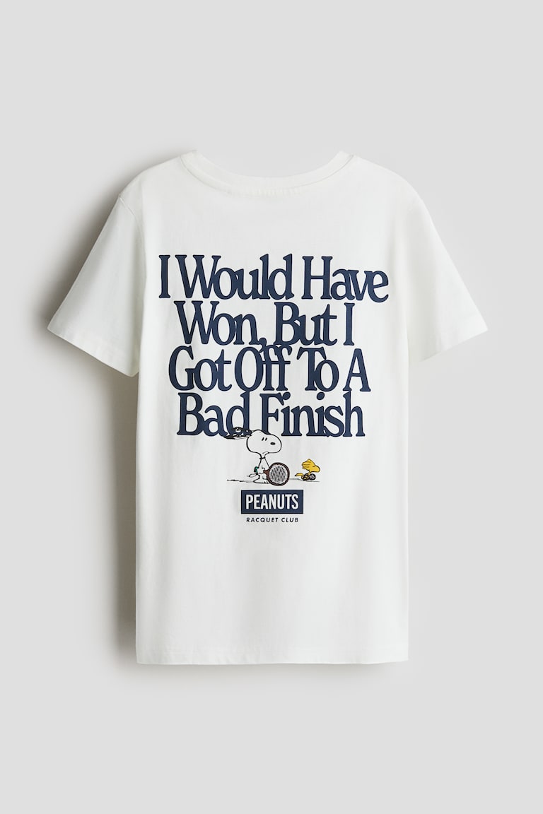 H&M T-Shirt mit Print Im Verkauf