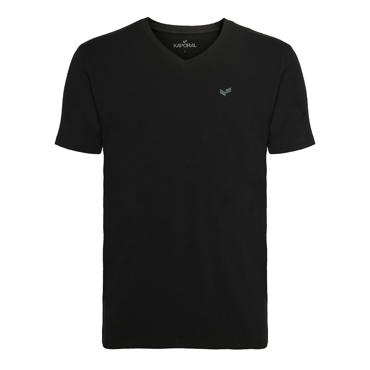 laredoute 2er-Pack T-Shirts Gift V-Ausschnitt weiss + schwarz KAPORAL Kostenloser Versand international