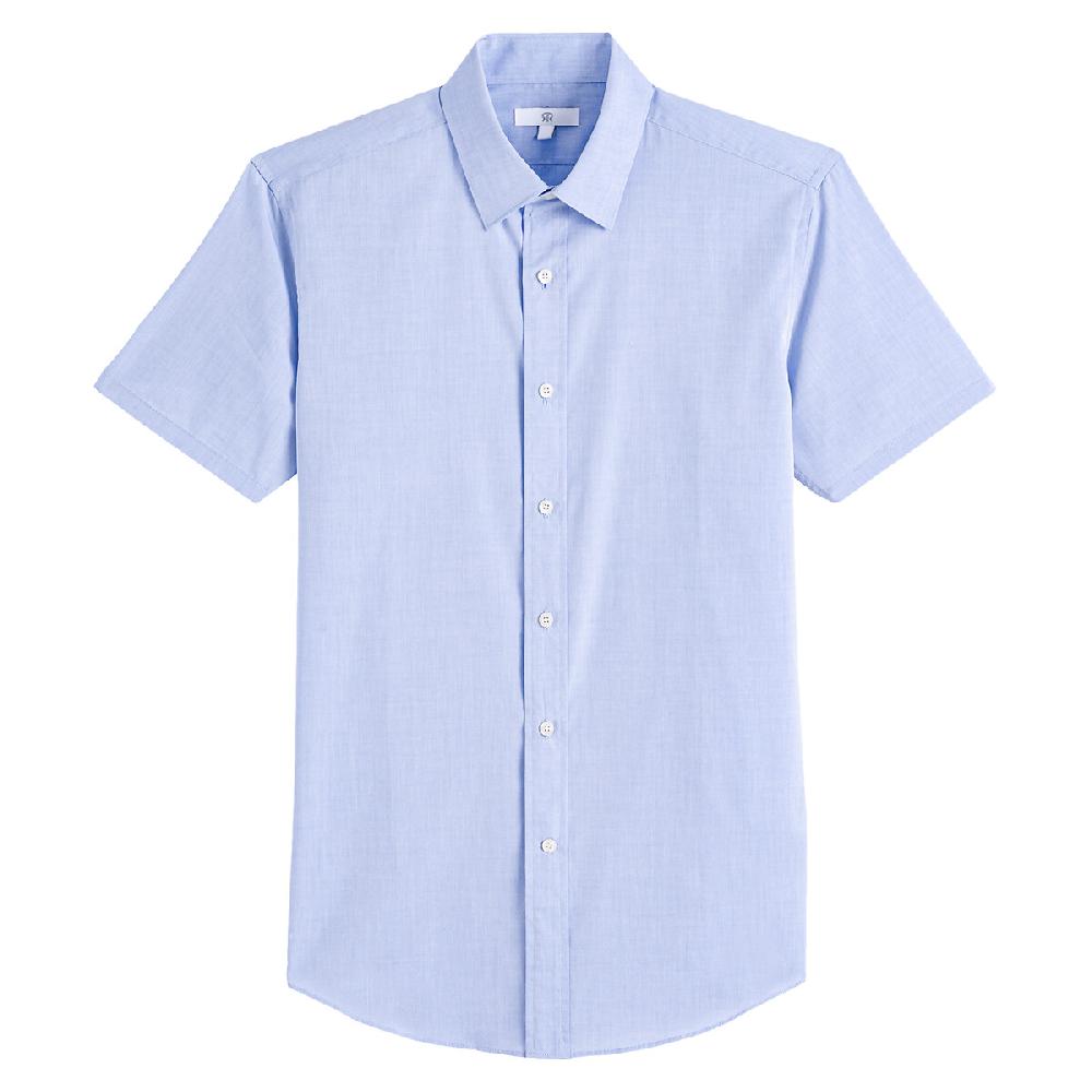 laredoute Kurzärmeliges Hemd aus Popeline Regular-Fit - LA REDOUTE COLLECTIONS zollfrei