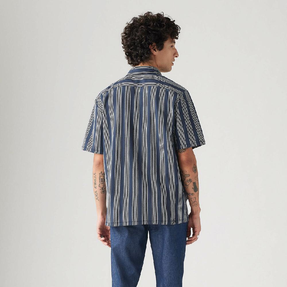 laredoute Gestreiftes Kurzarm-Hemd Baumwolljersey blau gestreift LEVI'S Exklusive Angebote