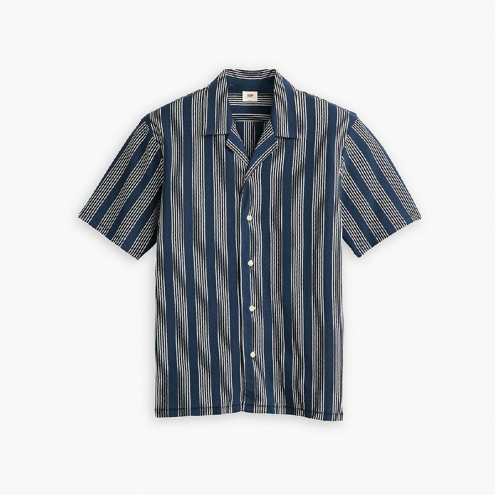 laredoute Gestreiftes Kurzarm-Hemd Baumwolljersey blau gestreift LEVI'S Exklusive Angebote