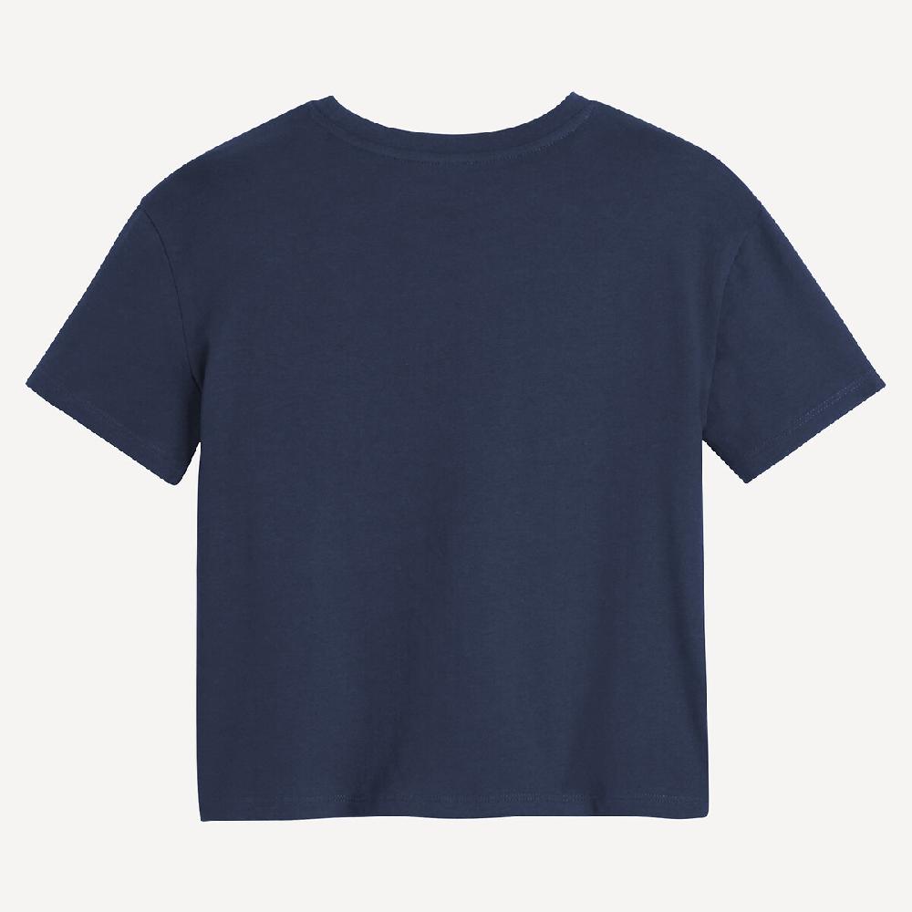 laredoute T-Shirt mit rundem Ausschnitt & Sonnen-Print marine LA REDOUTE COLLECTIONS Bis zu 60% Rabatt