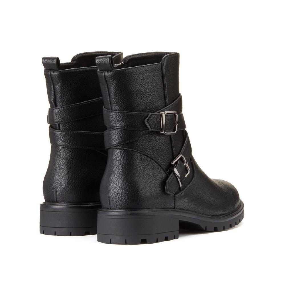 laredoute Boots im Bikerstil Profilsohle schwarz LA REDOUTE COLLECTIONS Bis zu 55% Rabatt