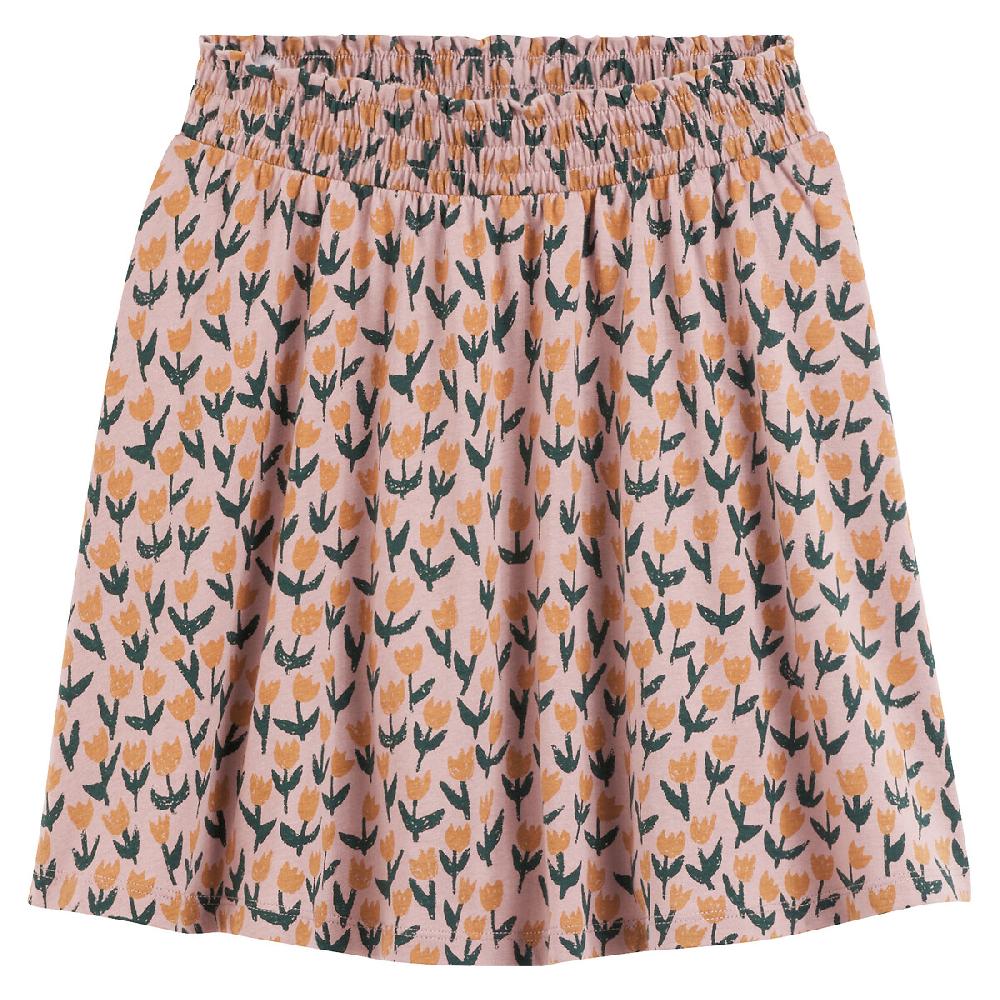 laredoute Kurzer Jerseyrock mit Blumenmuster rosa bedruckt LA REDOUTE COLLECTIONS Riesige Rabatte