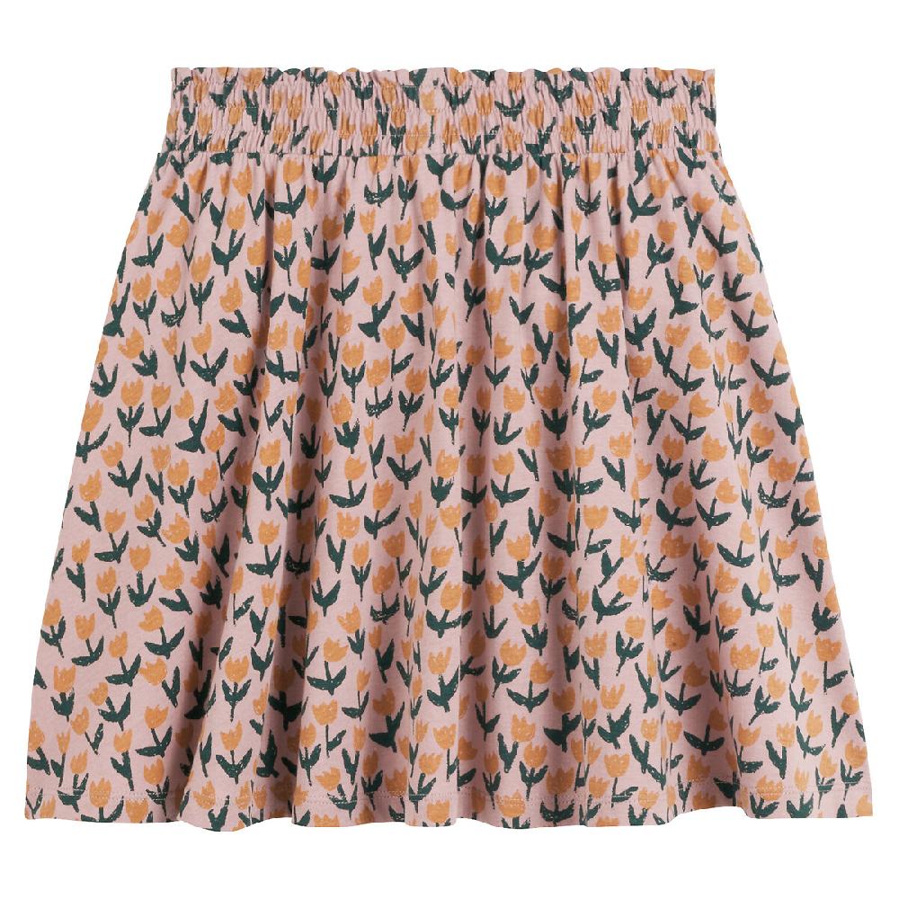 laredoute Kurzer Jerseyrock mit Blumenmuster rosa bedruckt LA REDOUTE COLLECTIONS Riesige Rabatte