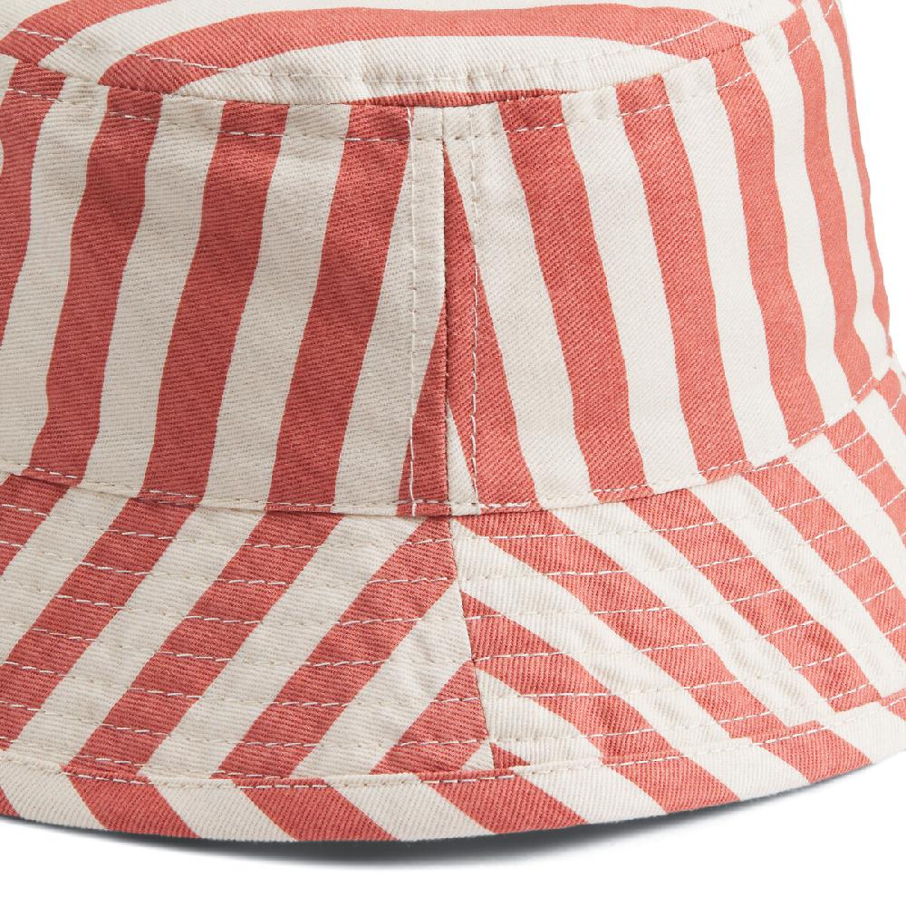 laredoute Gestreifter Bob-Hut aus Baumwolle rosa weiss gestreift LA REDOUTE COLLECTIONS 50% Rabatt mit kostenlosem Versand