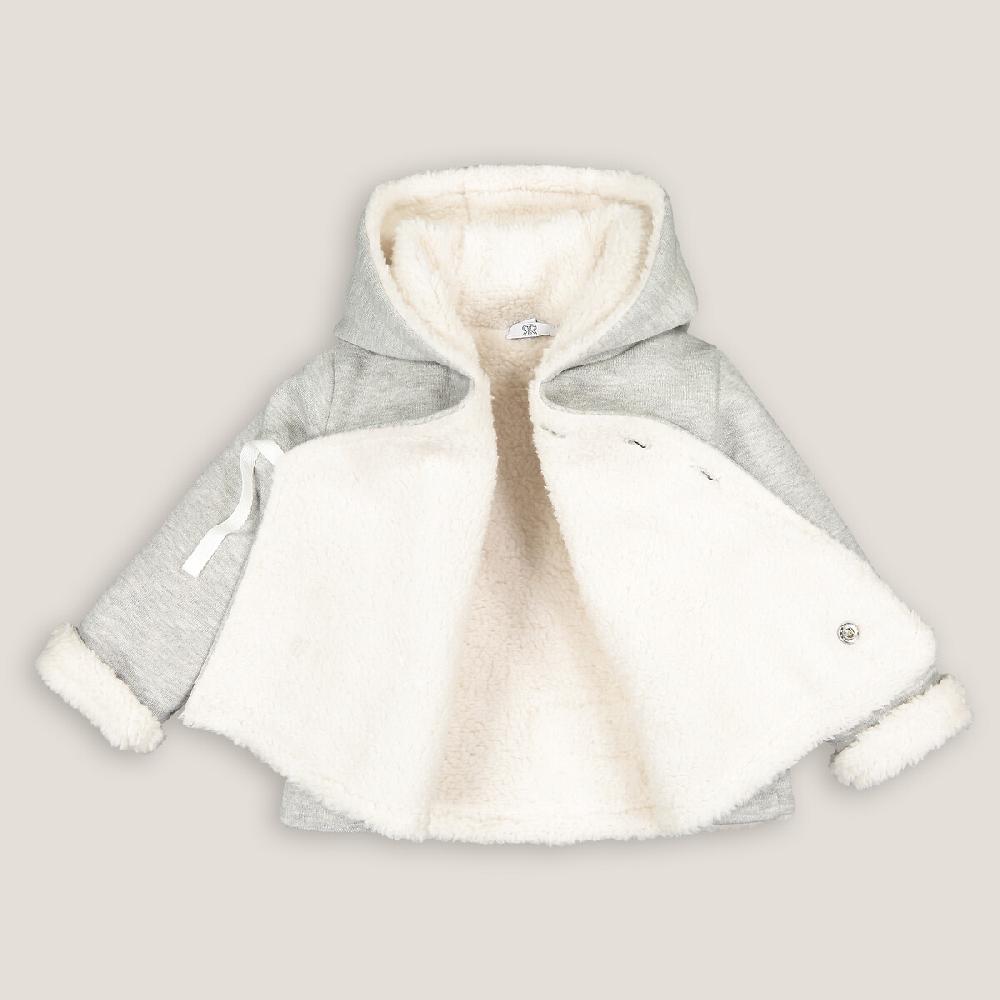 laredoute Winterjacke mit Kapuze grau meliert LA REDOUTE COLLECTIONS Kostenloser Versand international