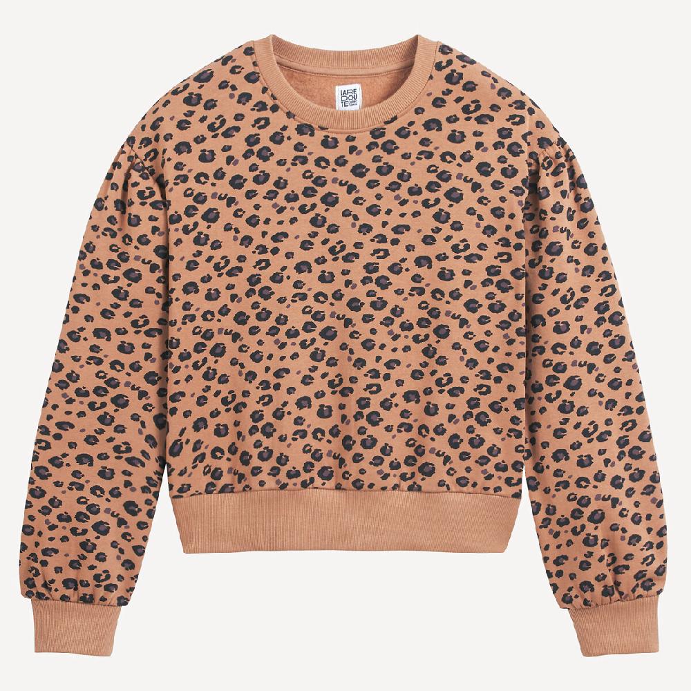 laredoute Sweatshirt mit Animalprint 18 Monate-14 Jahre leopardenmuster LA REDOUTE COLLECTIONS Im Verkauf