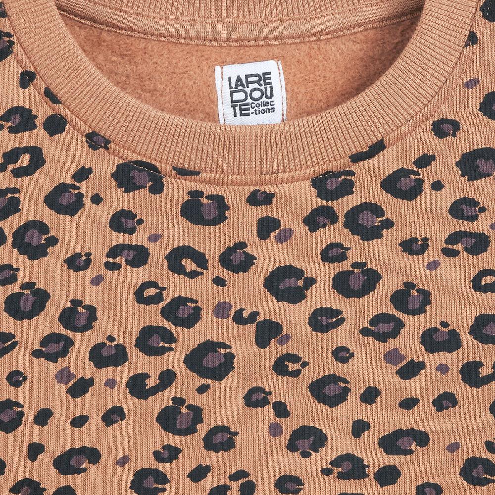 laredoute Sweatshirt mit Animalprint 18 Monate-14 Jahre leopardenmuster LA REDOUTE COLLECTIONS Im Verkauf