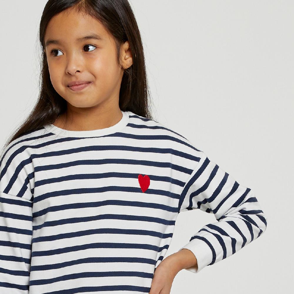 laredoute Gestreiftes Sweatshirt mit rundem Ausschnitt marine gestreift LA REDOUTE COLLECTIONS Outlet