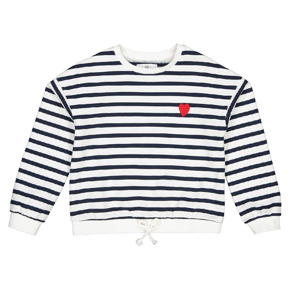laredoute Gestreiftes Sweatshirt mit rundem Ausschnitt marine gestreift LA REDOUTE COLLECTIONS Outlet