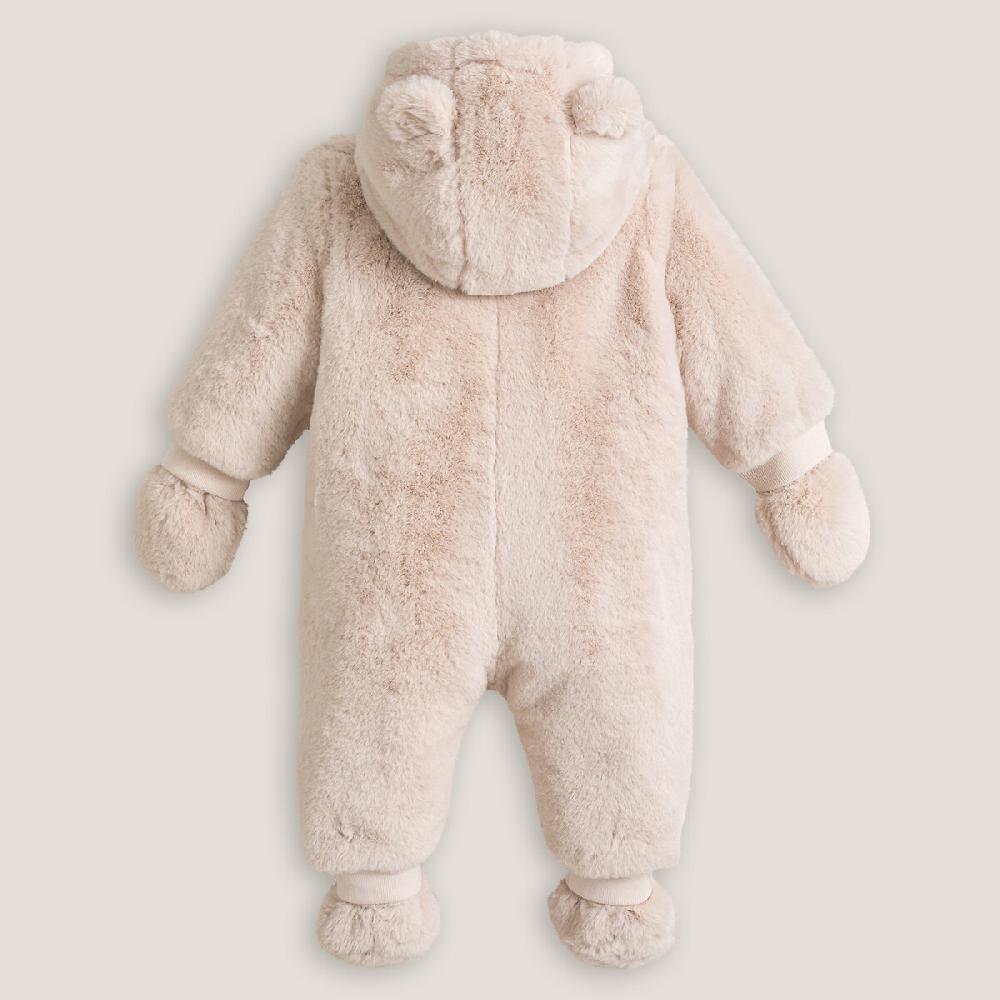 laredoute Kuscheliger Overall mit Kapuze rosa LA REDOUTE COLLECTIONS Verkauf