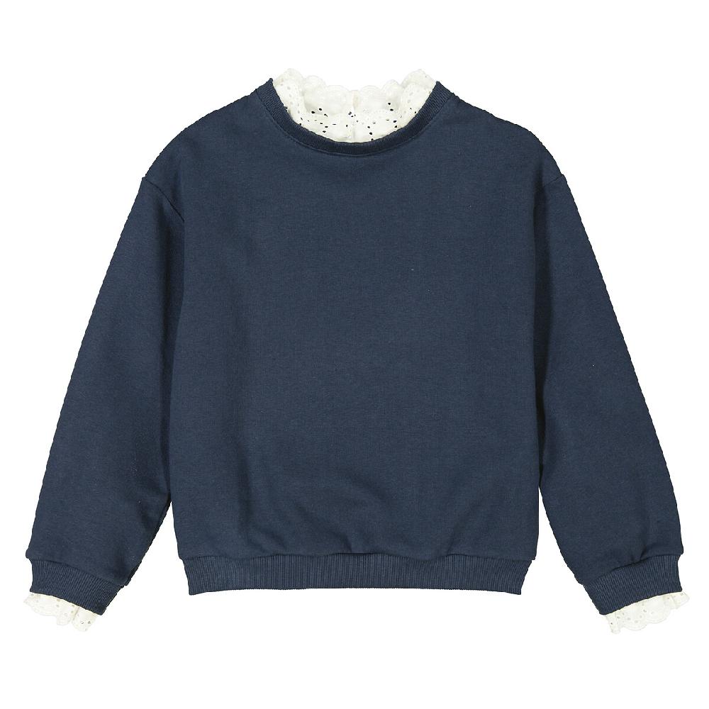 laredoute Sweatshirt Details mit Lochstickerei - LA REDOUTE COLLECTIONS Blitzverkäufe