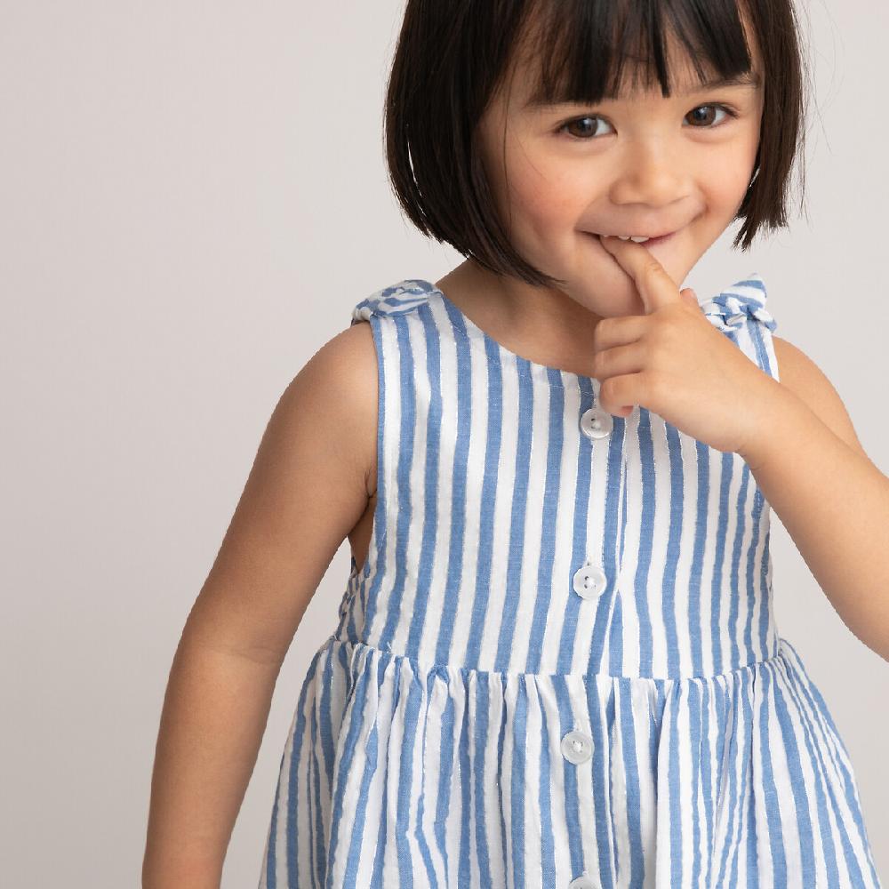 laredoute Kleid ärmellos gestreift blau LA REDOUTE COLLECTIONS Günstig kaufen