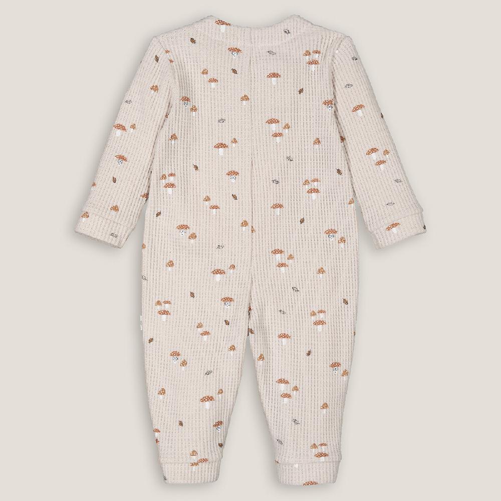 laredoute Overall aus Waffelpikee mit Pilzmuster bedruckt LA REDOUTE COLLECTIONS Versandkostenfrei