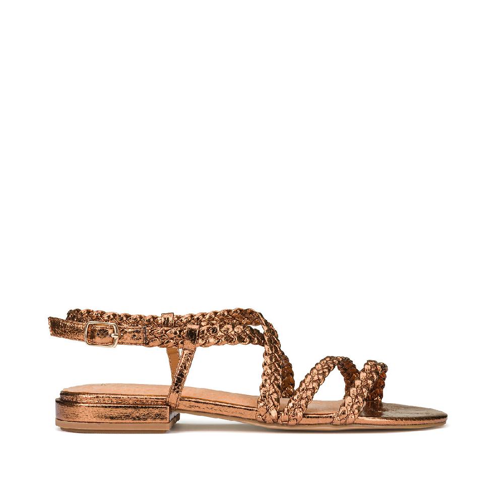 laredoute Geflochtene Sandalen bronzefarben LA REDOUTE COLLECTIONS Flash Sale