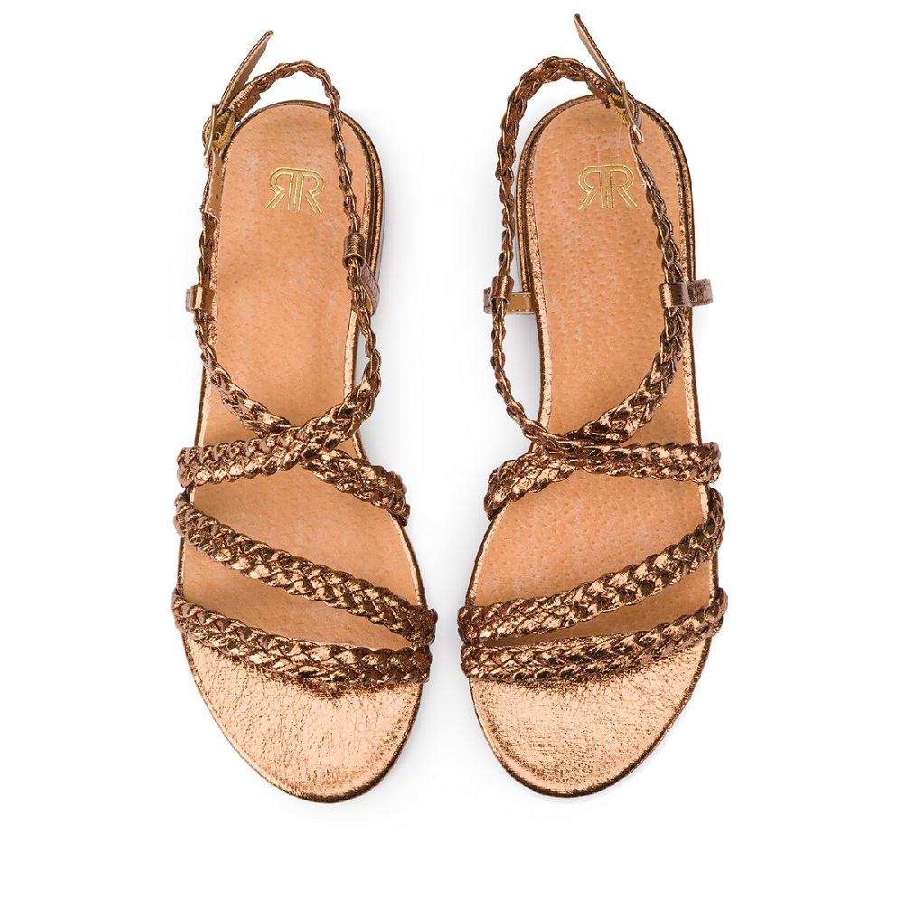 laredoute Geflochtene Sandalen bronzefarben LA REDOUTE COLLECTIONS Flash Sale